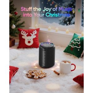 Portable Bluetooth Speaker with Lights | Waterproof, Powerful Sound, TWS