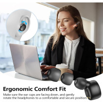 Kurdene Wireless Earbuds Bluetooth 5.3, Deep Bass, Clear Calls, Lightweight