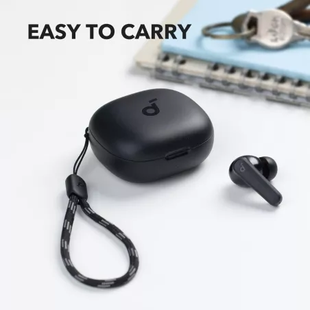 Soundcore P20i Écouteurs True Wireless Bluetooth 5.3, 10mm, 30H, Résistants à l'eau, 2 micros, EQ personnalisable