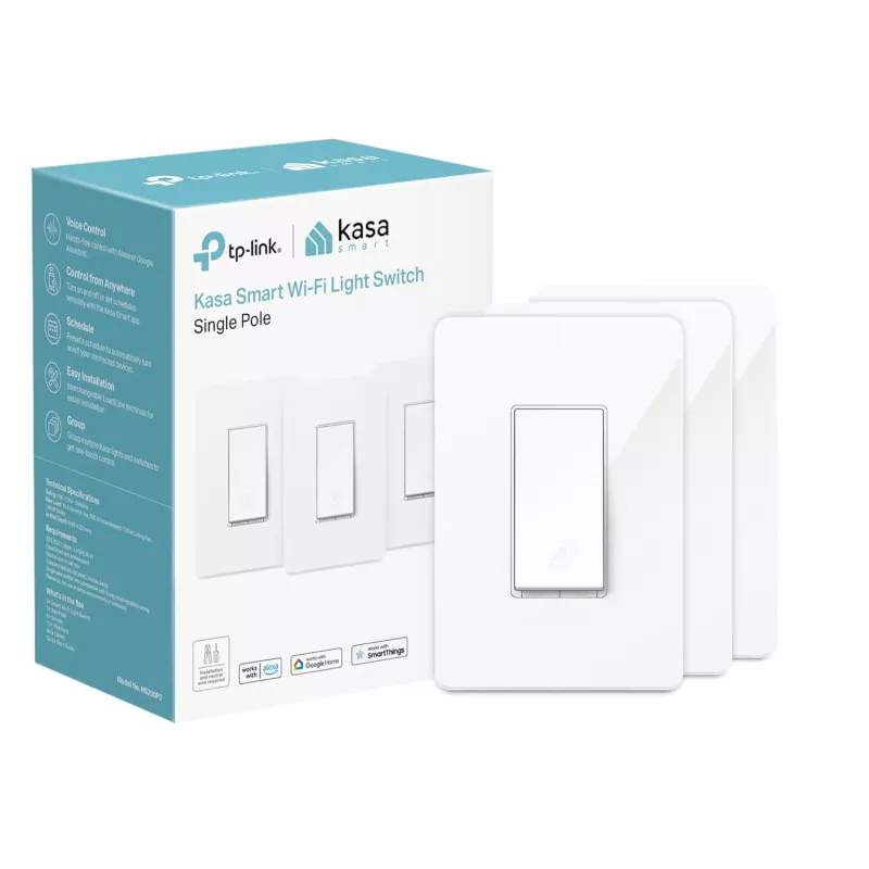 Interrupteur Intelligent Kasa HS200P3 Wi-Fi Compatible Alexa