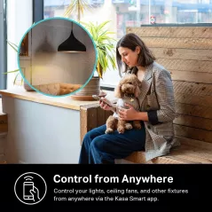 Interrupteur Intelligent Kasa HS200P3 Wi-Fi Compatible Alexa