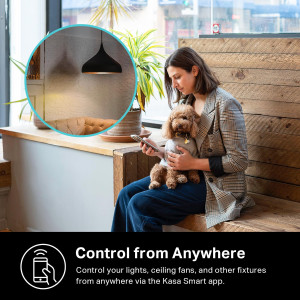 Interrupteur Intelligent Kasa HS200P3 Wi-Fi Compatible Alexa