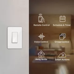 Interrupteur Intelligent Kasa HS200P3 Wi-Fi Compatible Alexa