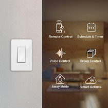 Interrupteur Intelligent Kasa HS200P3 Wi-Fi Compatible Alexa