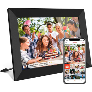 32GB FRAMEO 10.1 Smart WiFi Digital Photo Frame – Touch & Auto-Rotate