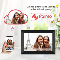 32GB FRAMEO 10.1 Smart WiFi Digital Photo Frame – Touch & Auto-Rotate