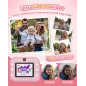Appareil Photo Instantané Double Caméra Avant/Arrière 1080P pour Enfants 3-12 Ans, Cadeau Anniversaire