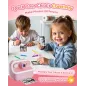 Appareil Photo Instantané Double Caméra Avant/Arrière 1080P pour Enfants 3-12 Ans, Cadeau Anniversaire