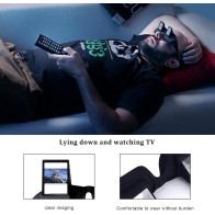 Lazy Glasses for Reading in Bed | Adjustable 90° Prism Neck Pain Relief