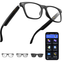 Lunettes Traduction AI 164 Langues, Musique & Appels Bluetooth