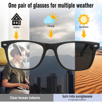 Lunettes Traduction AI 164 Langues, Musique & Appels Bluetooth