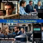 Lunettes Intelligentes AI Traduction Bluetooth Chat GPT 164 Langues, Verres Changeants, Casque Audio