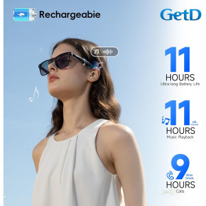 GetD AI Smart Glasses with ChatGPT, Translation & Bluetooth for Travel