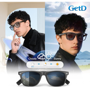 GetD AI Smart Glasses with ChatGPT, Translation & Bluetooth for Travel
