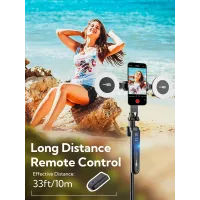 Trépied USKEYVISION Auto Face Tracking 360° avec Lumière LED