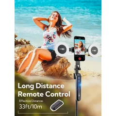 Trépied USKEYVISION Auto Face Tracking 360° avec Lumière LED