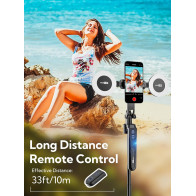 USKEYVISION 360° Auto Face Tracking Tripod w/ Fill Light & Remote for iPhone