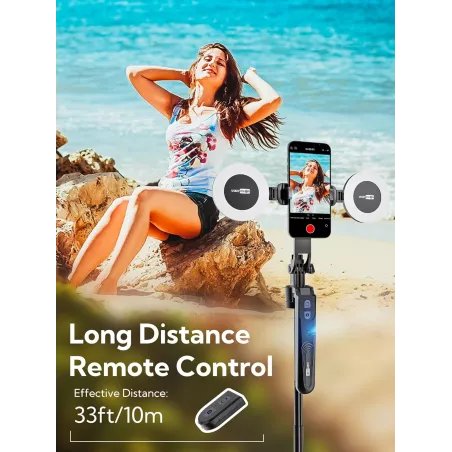 Trépied USKEYVISION Auto Face Tracking 360° avec Lumière LED