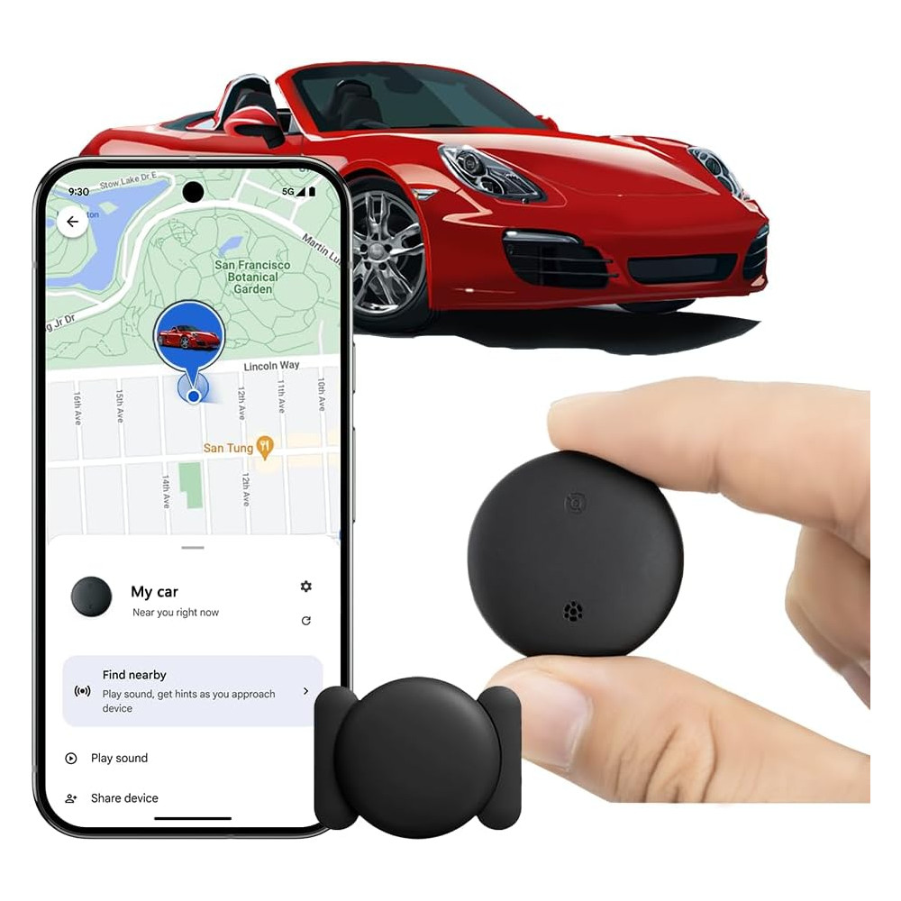 GPS Car Locator for Android - Subscription-Free, Magnetic, Waterproof