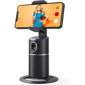 Auto Face Tracking Phone Holder - 360° Rotation Smart Camera Mount