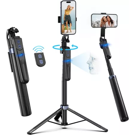 Trépied Auto Suivi 360° avec Télécommande pour Smartphone