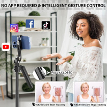 Auto Face Tracking Tripod 360° Rotation with Remote for iPhone & Android