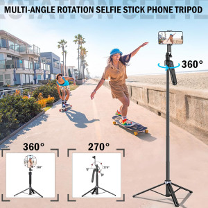 Auto Face Tracking Tripod 360° Rotation with Remote for iPhone & Android