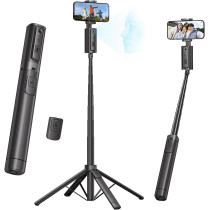 Auto Face Tracking Tripod 67'' for iPhone with 360° Rotation & Bluetooth Remote