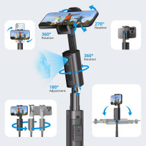 Auto Face Tracking Tripod 67'' for iPhone with 360° Rotation & Bluetooth Remote