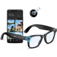 Lunettes Intelligentes Mingtawn AI 4K HDR Bluetooth Blue