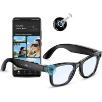 Lunettes Intelligentes Mingtawn AI 4K HDR Bluetooth Blue