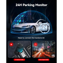 Caméra Dash REDTIGER 4K Avant-Arrière avec GPS et Wi-Fi