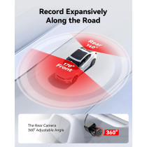 Caméra Dash REDTIGER 4K Avant-Arrière avec GPS et Wi-Fi