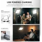 Kit Lumière Vidéo LED 2-Pack NiceVeedi, 2800-6500K Dimmable avec Trépied & Support Téléphone 73