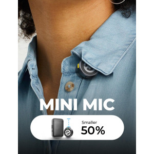 Hollyland Lark M2 Wireless Microphone for iPhone/Camera/Android/PC