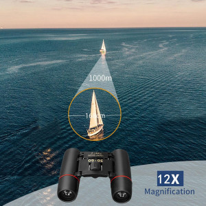 Compact HD Binoculars for Adults & Kids – Portable, Lightweight & Foldable