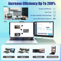 KEFEYA 14 Laptop Screen Extender FHD IPS Portable Dual Monitor USB-C/HDMI KEFEYA 14 Laptop Screen Extender FHD IPS Portable Dual Monitor USB-C/HDMI
