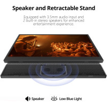 Écran portable 15.6 FHD USB-C HDMI ultra-fin pour gaming