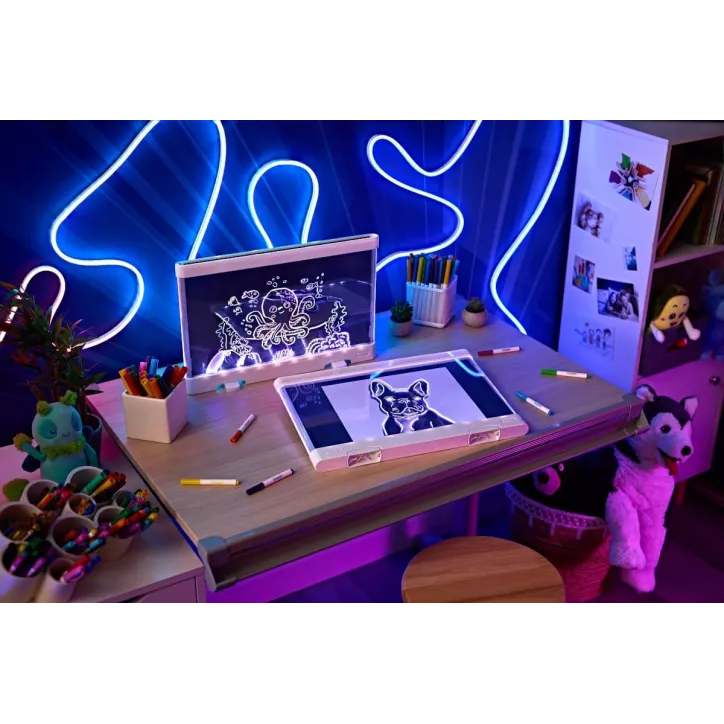 Crayola Ultimate Light Board Blanc - Tablette de Dessin LED pour Enfants, Cadeau Noël, Art & Jeux 6+