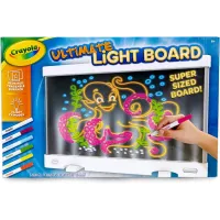 Crayola Ultimate Light Board Blanc - Tablette de Dessin LED pour Enfants, Cadeau Noël, Art & Jeux 6+