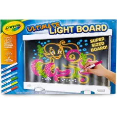 Crayola Ultimate Light Board Blanc - Tablette de Dessin LED pour Enfants, Cadeau Noël, Art & Jeux 6+