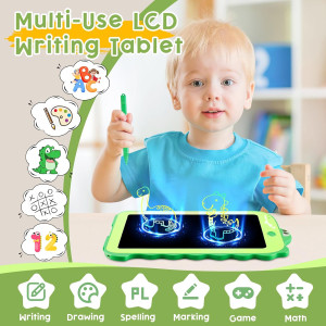 8.5 LCD Writing Tablet for Kids – Educational Dinosaur Doodle Board