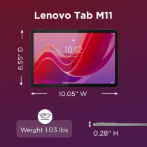 Lenovo Tab M11 11 - MediaTek Helio G88, 4GB RAM, 128GB SSD, 10H Battery