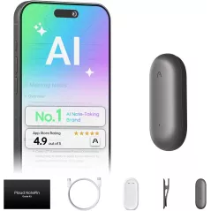 Enregistreur Vocal AI Plaud NotePin - 64GB, Multilingue
