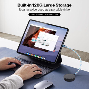 Enregistreur Vocal 132G 9800H avec Réduction de Bruit AI