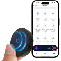Enregistreur Vocal 132G 9800H avec Réduction de Bruit AI