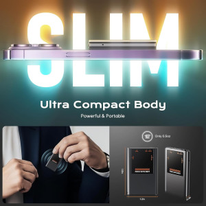 Magnetic Voice Activated Recorder 64GB - 7000Hrs, DSP 5.0 AI Noise Cancel