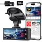 REDTIGER Dash Cam 4K Avant/Arrière, Écran Tactile 3.18, 128GB, GPS, Vision Nocturne, WiFi 5.8GHz, Mode Parking