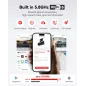 REDTIGER Dash Cam 4K Avant/Arrière, Écran Tactile 3.18, 128GB, GPS, Vision Nocturne, WiFi 5.8GHz, Mode Parking