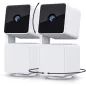 WYZE Cam Pan v3 - Caméra de sécurité Wi-Fi 1080p IP65, vision nocturne couleur, audio bidirectionnel, 2-pack